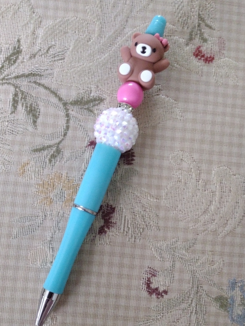 Cute Blue Bear Decorative Pen
